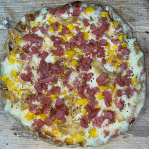 Pizza pequeña mesti